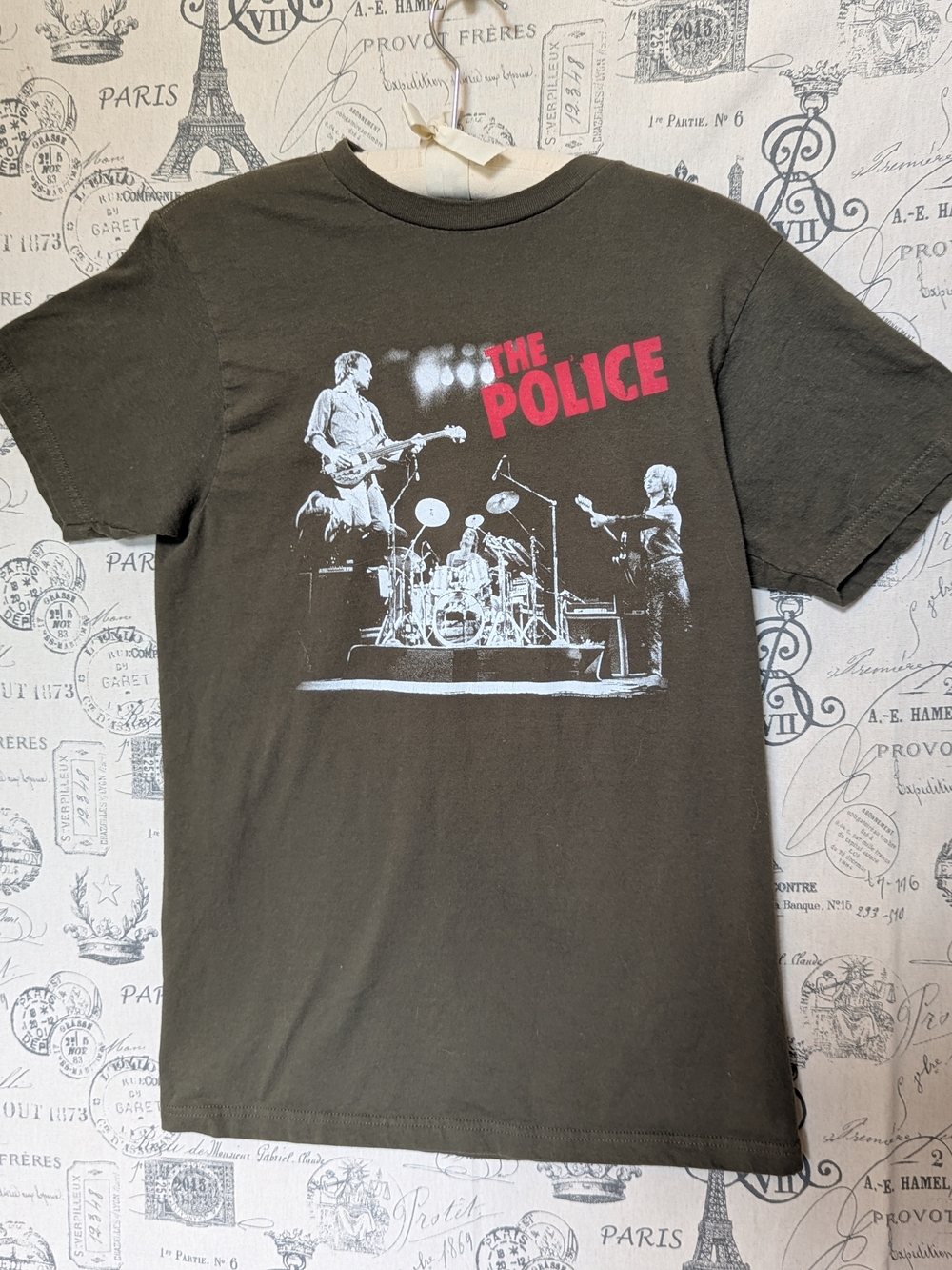 The Police 2007 Reunion Tour Graphic Concert T Ladies Medium